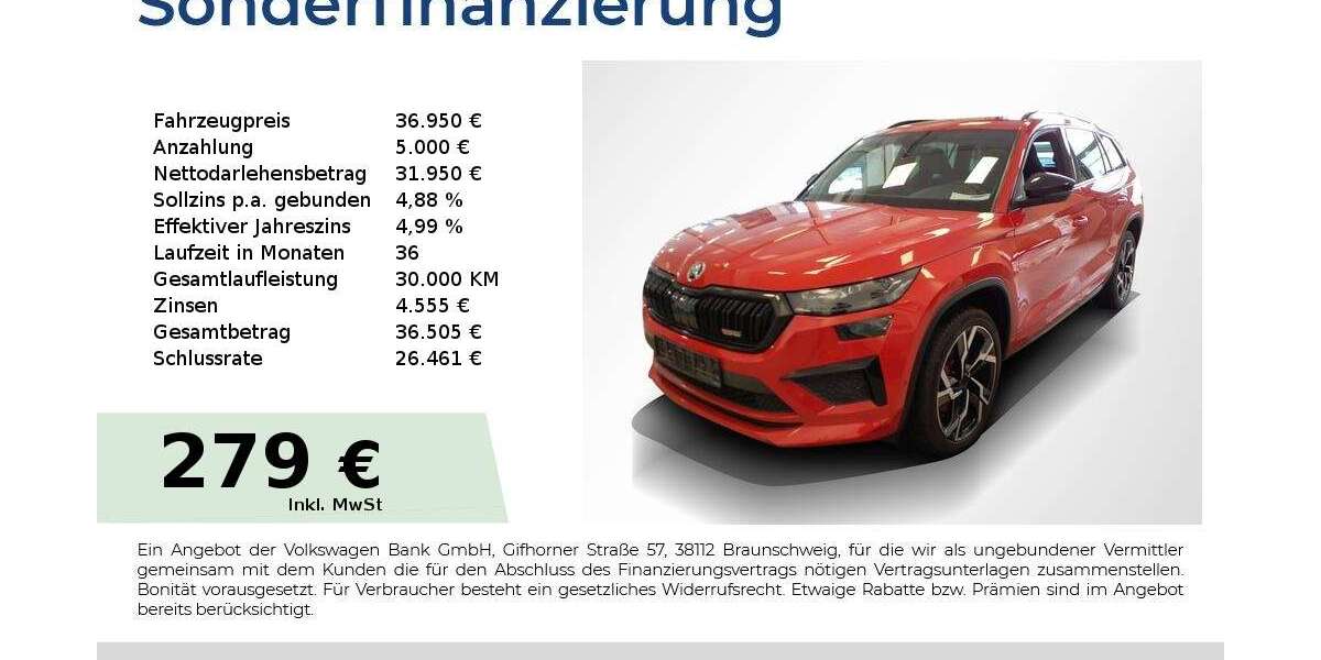 Skoda Kodiaq 38.850 km 36.950 &euro; Lauf an der Pegnitz 91207