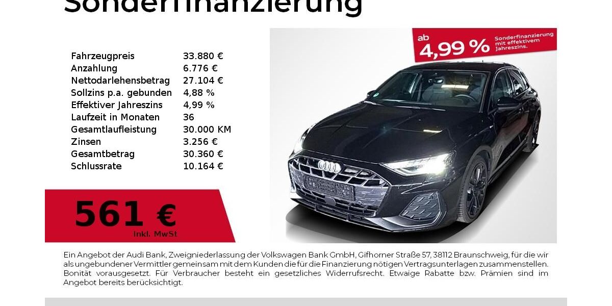 Audi A3 24.530 km 33.880 &euro; Nürnberg 90441