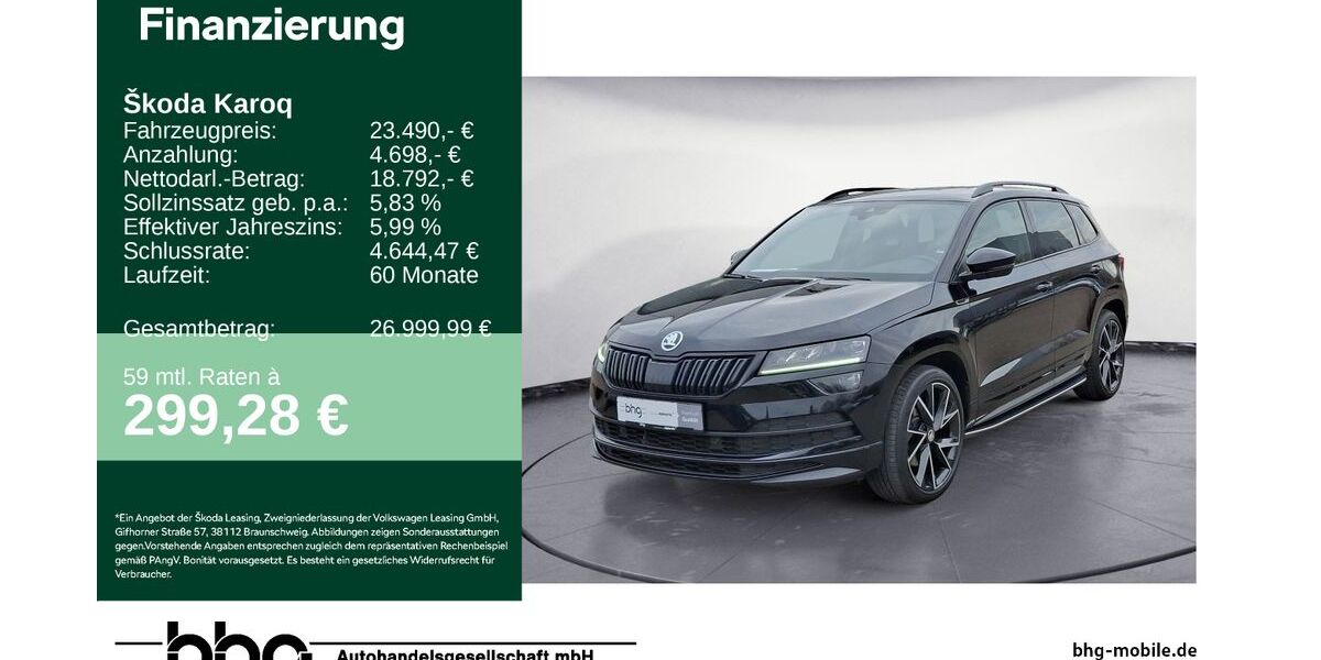 Skoda Karoq 109.485 km 23.490 &euro; Reutlingen 72770