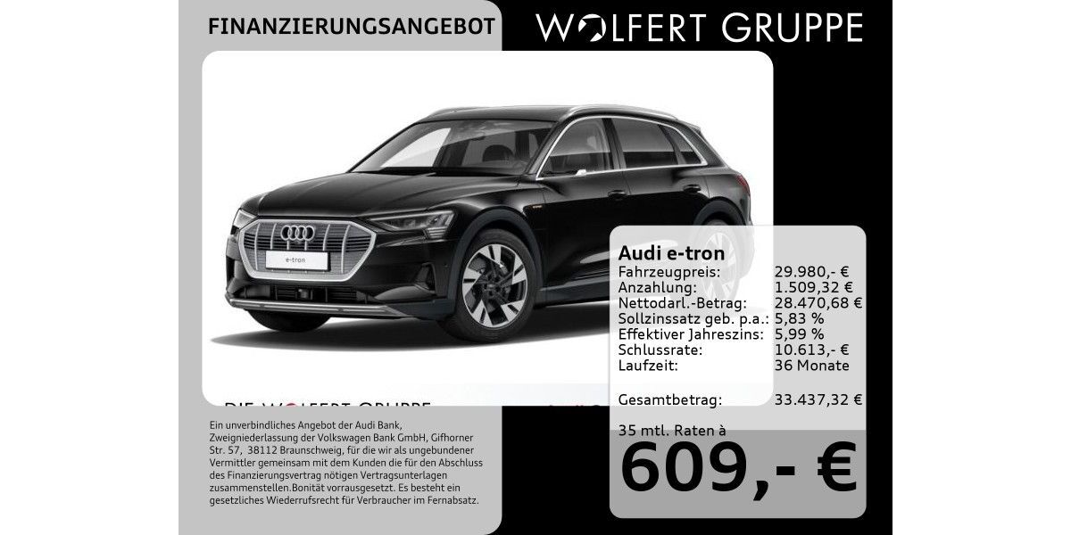 Audi e-tron 89.400 km 29.980 &euro; Buergstadt 63927