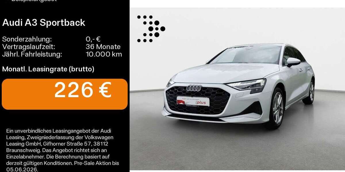 Audi A3 20.200 km 28.879 &euro; Linsengericht 63589