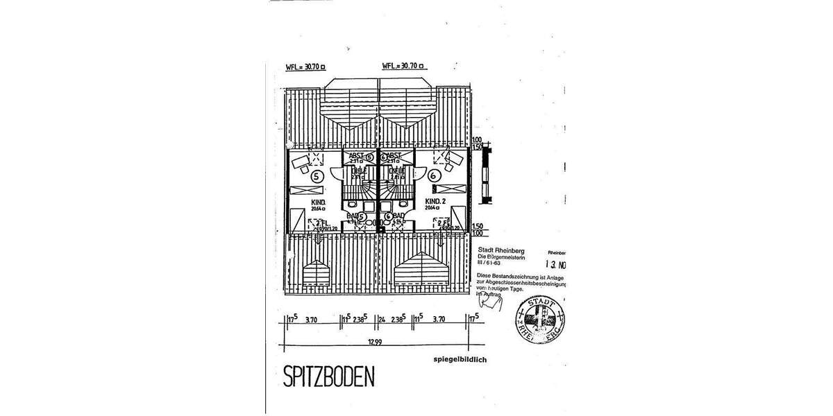 Etagenwohnung Rheinberg Budberg - 3 Zimmer, 90 m&sup2;, 820&euro; | Angebot:25777852