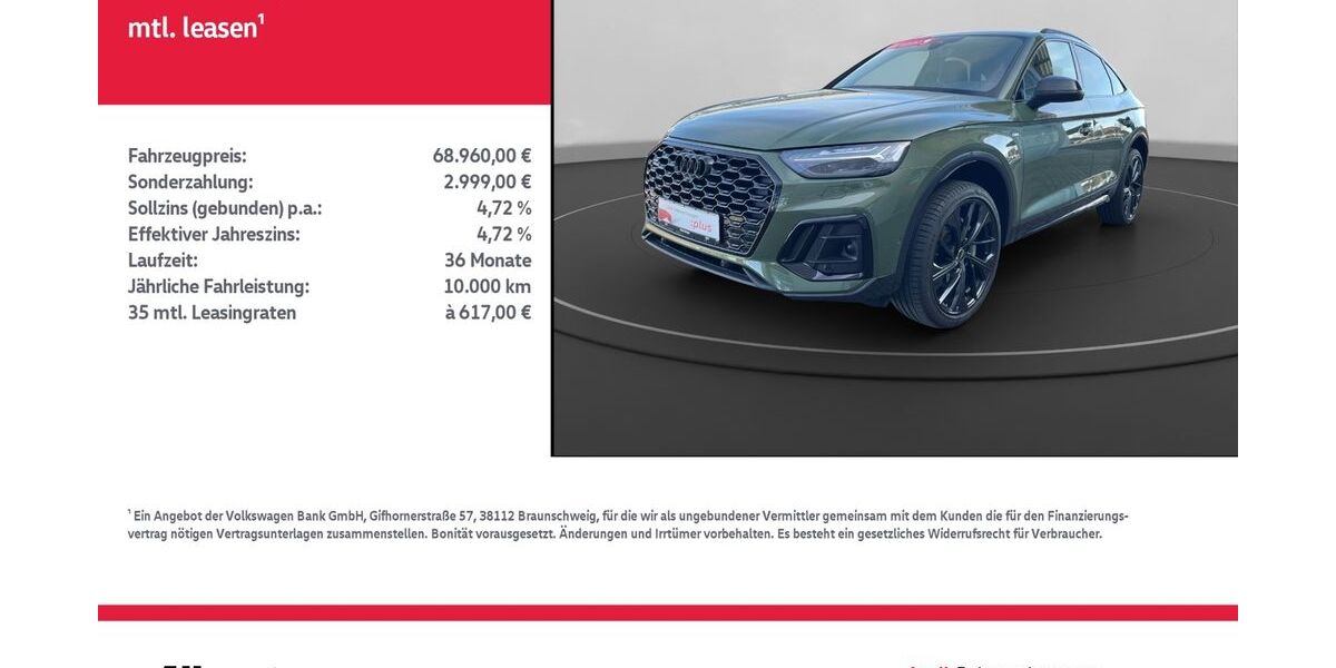 Audi Q5 6.951 km 67.960 &euro; Nordhausen 99734