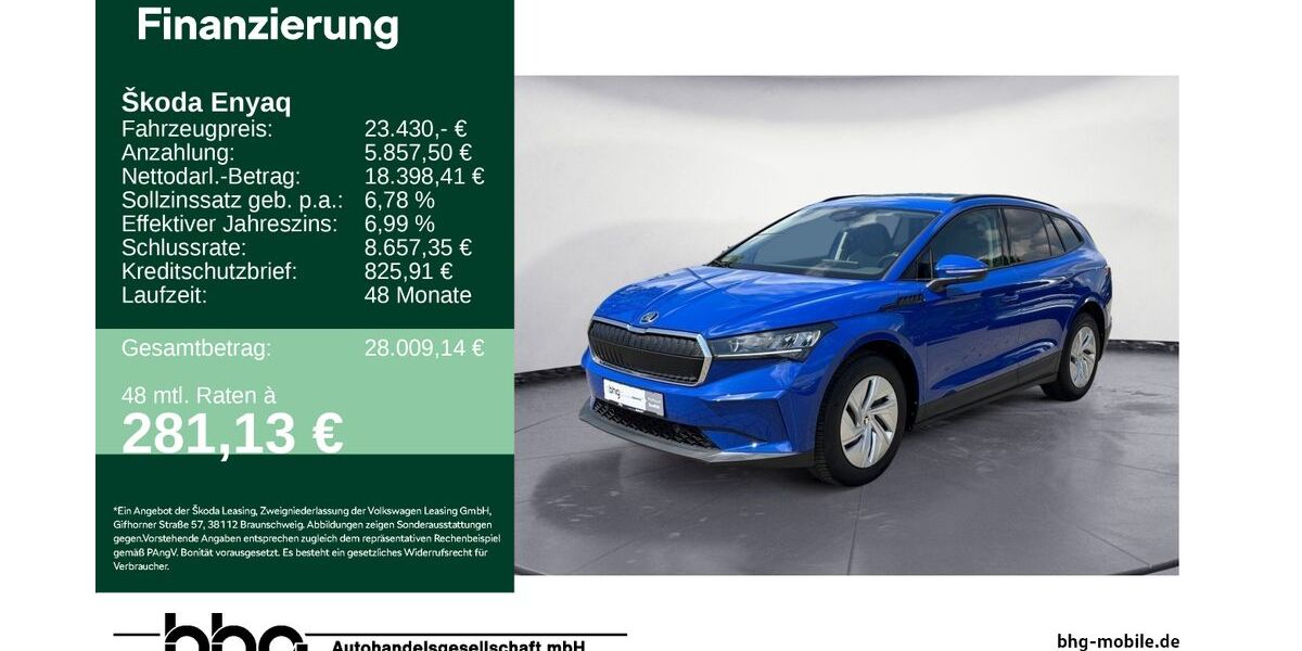 Skoda Enyaq 20.155 km 23.430 &euro; Balingen 72336