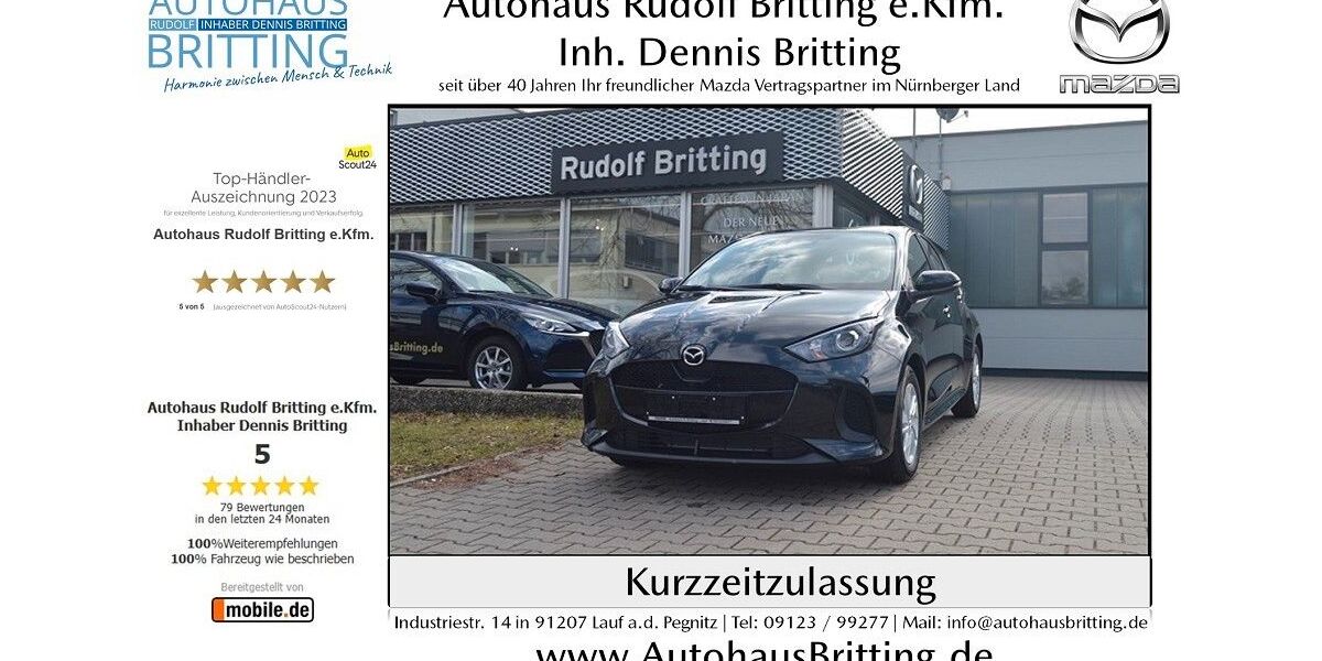 Mazda 2 Hybrid 15.000 km 21.990 &euro; Lauf 91207