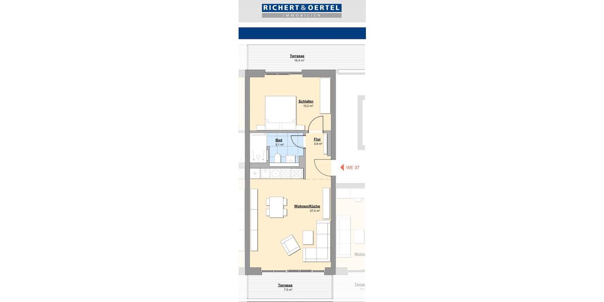 Einfamilienhaus Dresden Plauen - 2 Zimmer, 63 m&sup2;, 915&euro; | Angebot:25253514