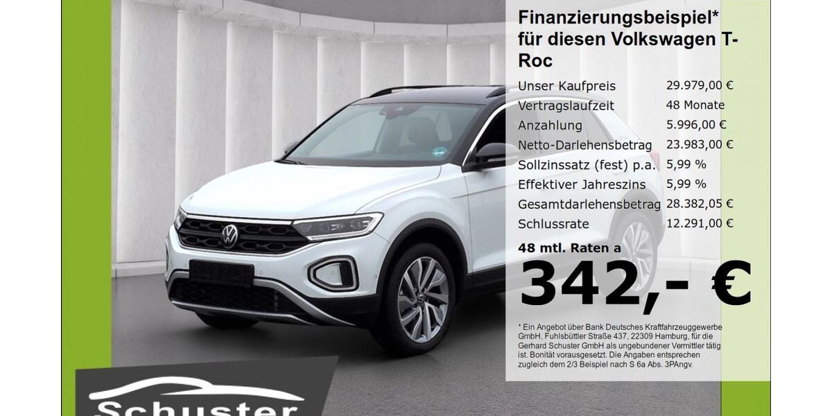 VW T-Roc 25.763 km 29.180 &euro; Ruhstorf 94099