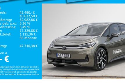 VW ID.3 3.000 km 43.490 &euro; München 80687