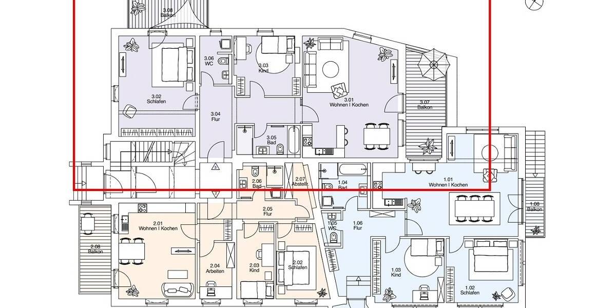 Etagenwohnung Radeberg Ullersdorf - 3 Zimmer, 134 m&sup2;, 478.540&euro; | Angebot:26258427