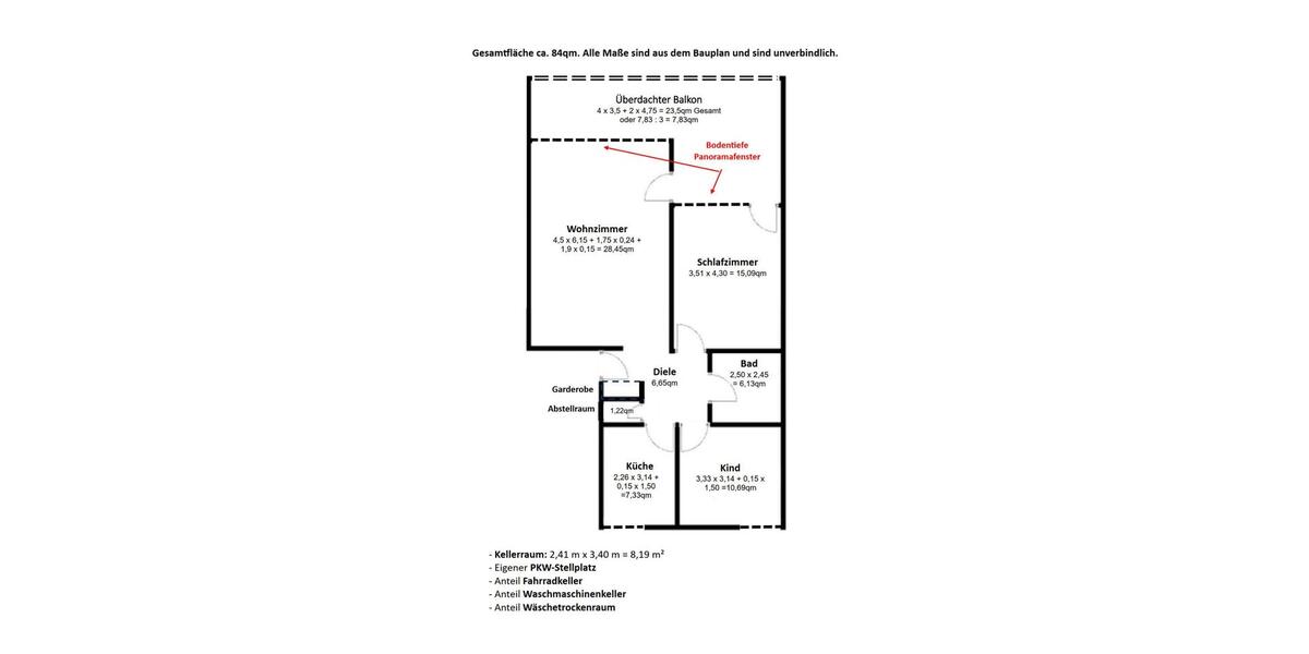 Etagenwohnung Gifhorn - 3 Zimmer, 84 m&sup2;, 199.000&euro; | Angebot:27113685