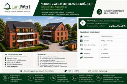Grundstück Friesoythe - 3.200.000&euro; | Angebot:26940451