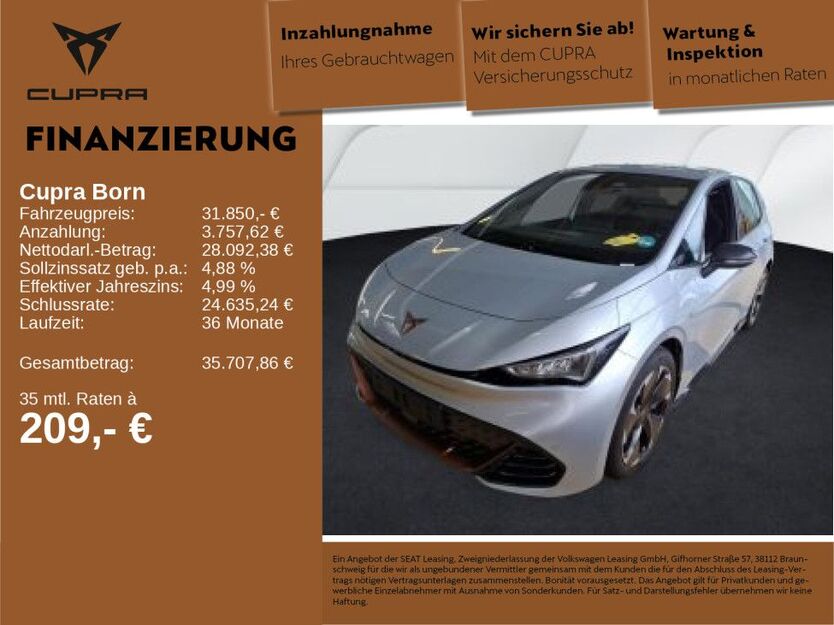 Cupra Born 5.605 km 31.120 € Neu-Ulm 89231