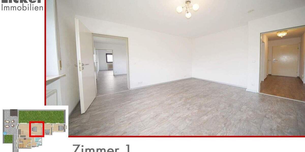 * Gartengeschoss-Whg. mit 130m² Terrassen- und Gartenfläche. 4 zimmer