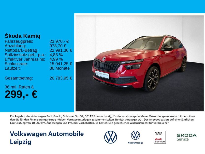 Skoda Kamiq 50.899 km 23.470 € Leipzig 04277