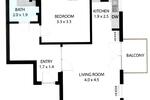 Dachgeschoßwohnung Geislingen an der Steige - 2 Zimmer, 51 m&sup2;, 179.000&euro; | Angebot:26268614