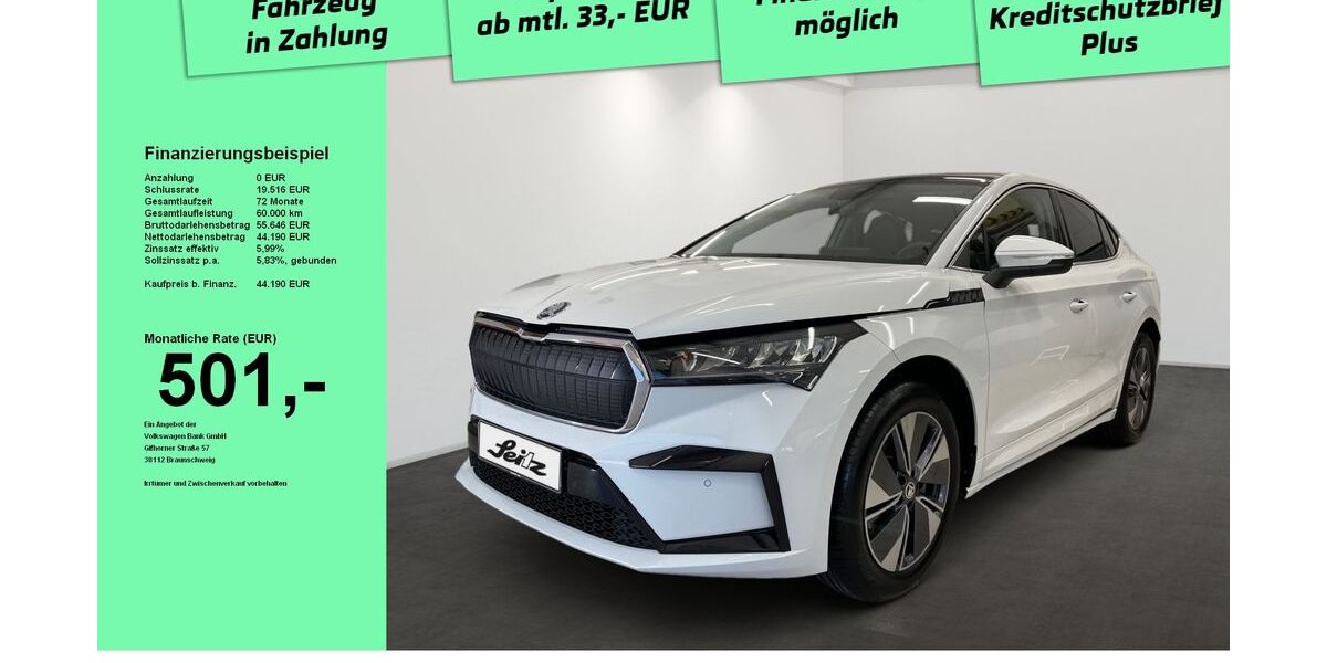 Skoda Enyaq 3.144 km 43.748 &euro; Kempten 87439
