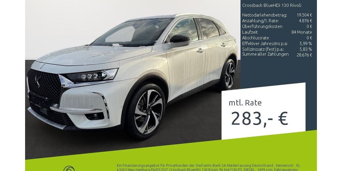 DS Automobiles DS7 (Crossback) 41.587 km 24.380 &euro; Dülmen 48249