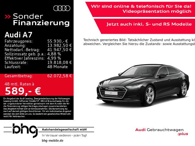 Audi A7 50.500 km 55.930 € Rottweil 78628