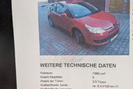 Citroen C4 109.000 km 1.800 &euro; Halle Sachsen-Anhalt 06126