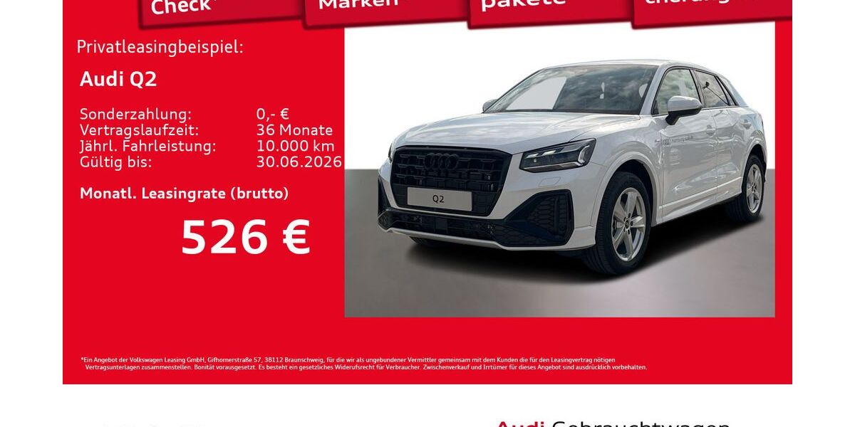 Audi Q2 1.890 km 38.366 &euro; Hamburg 22529