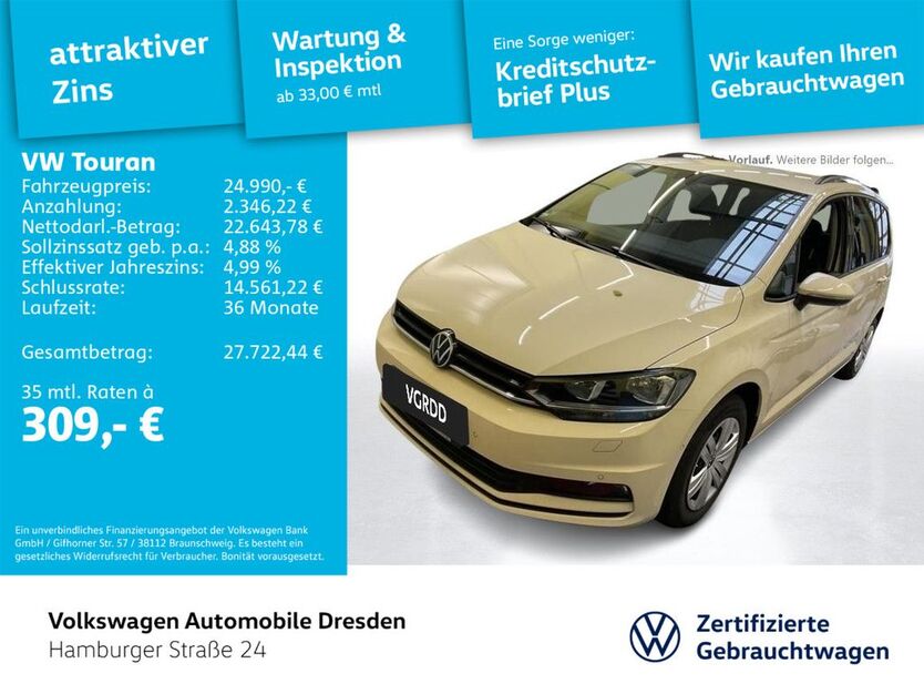 VW Touran 82.793 km 24.990 € Dresden 01067
