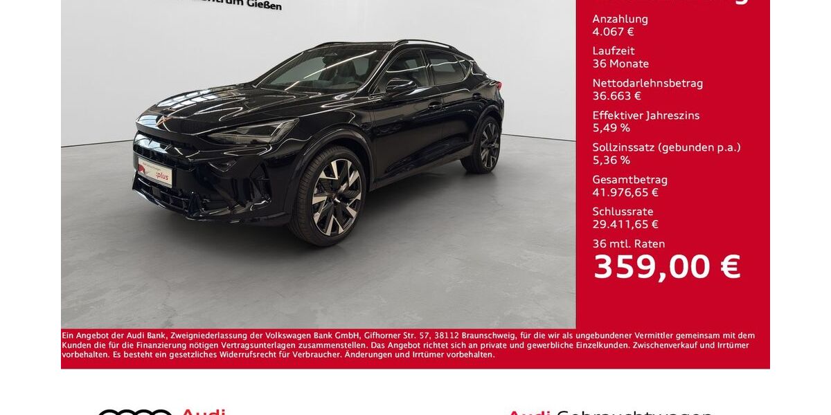 Cupra Formentor 1.050 km 40.730 &euro; Giessen 35394