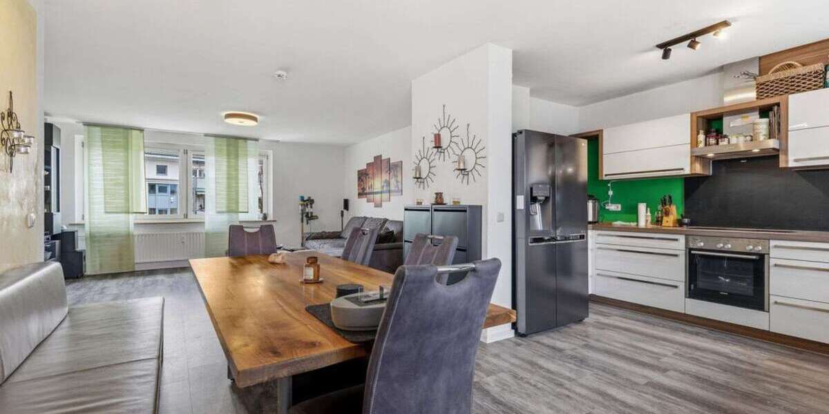 Etagenwohnung Augsburg Pfersee - 3 Zimmer, 83 m&sup2;, 397.000&euro; | Angebot:26690758
