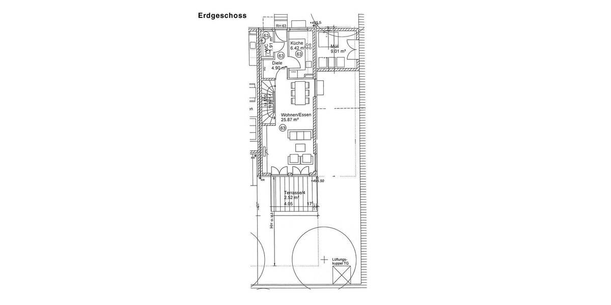 Reihenendhaus München Schwabing-Freimann - 5 Zimmer, 119 m&sup2;, 1.070.000&euro; | Angebot:26175908