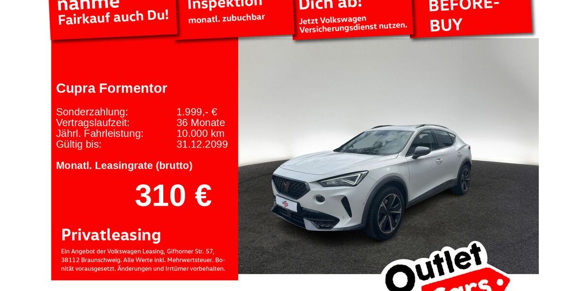Cupra Formentor 18.204 km 25.420 &euro; Senden 89250