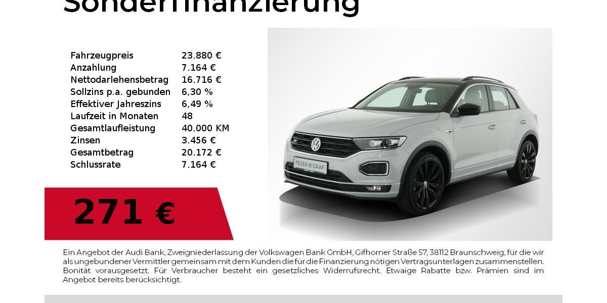 VW T-Roc 105.300 km 22.880 &euro; Nürnberg 90411