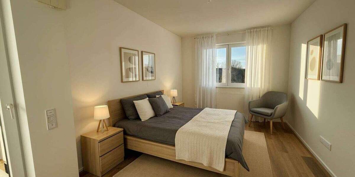 Etagenwohnung Augsburg Herrenbach - 2 Zimmer, 70 m&sup2;, 425.000&euro; | Angebot:24216592