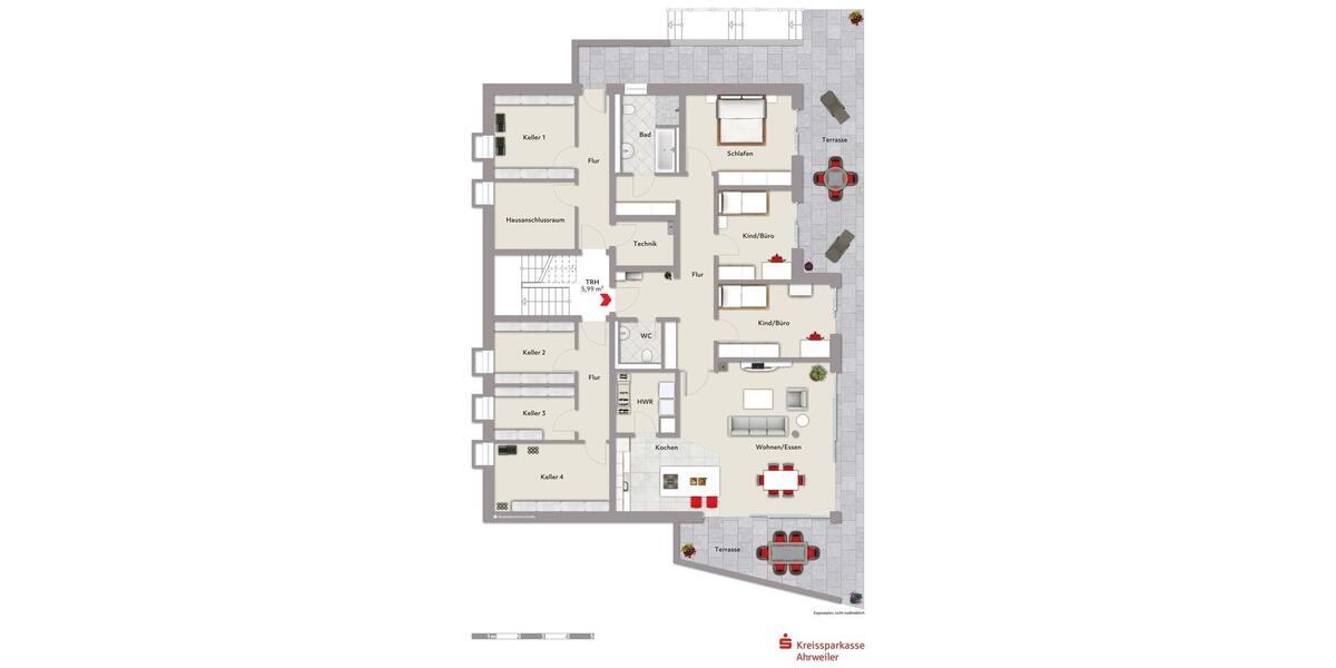 Erstbezug! Exklusive 4-Zimmer-Neubauwohnung mit EBK und Terrasse mit Panoramablick 4 zimmer