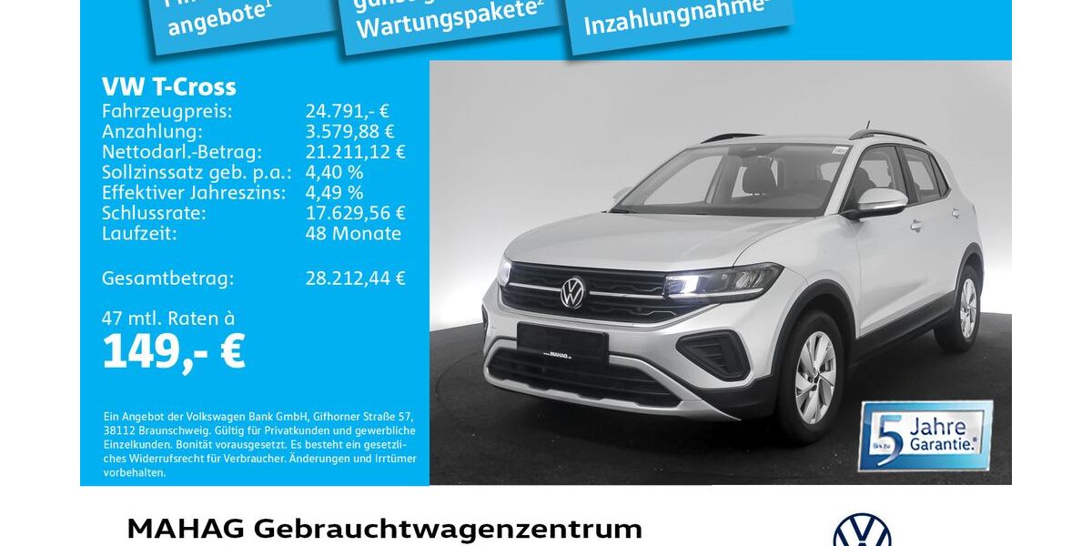 VW T-Cross 5.699 km 24.791 &euro; München 80935