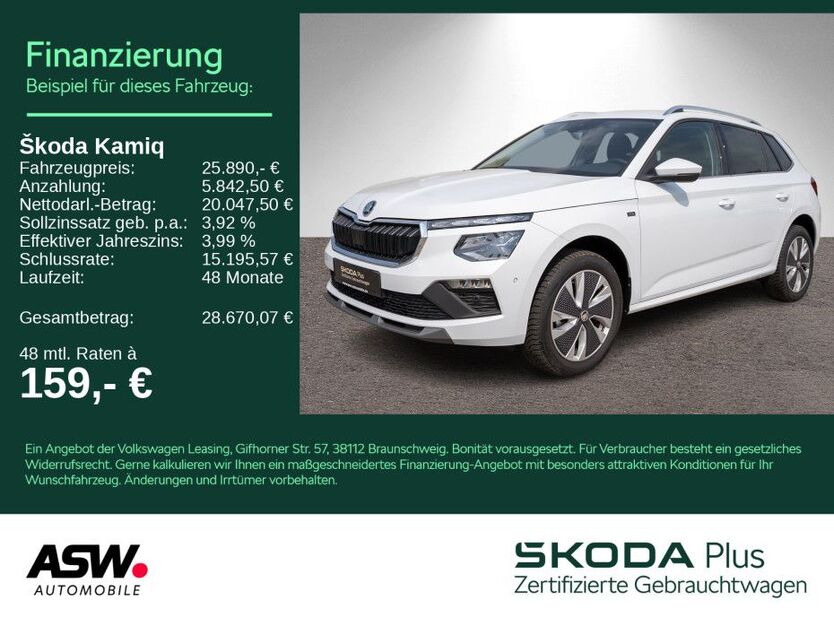Skoda Kamiq 16.700 km 25.890 € Bad Rappenau 74906