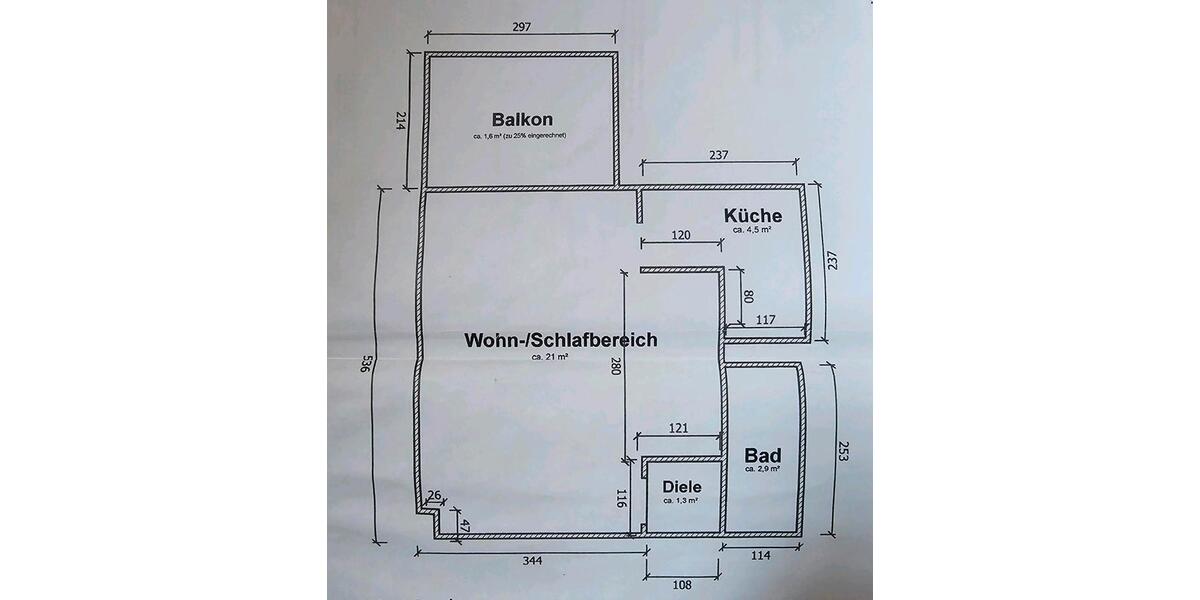 Apartment in bevorzugter Lage von Meerbusch Büderich 1 zimmer