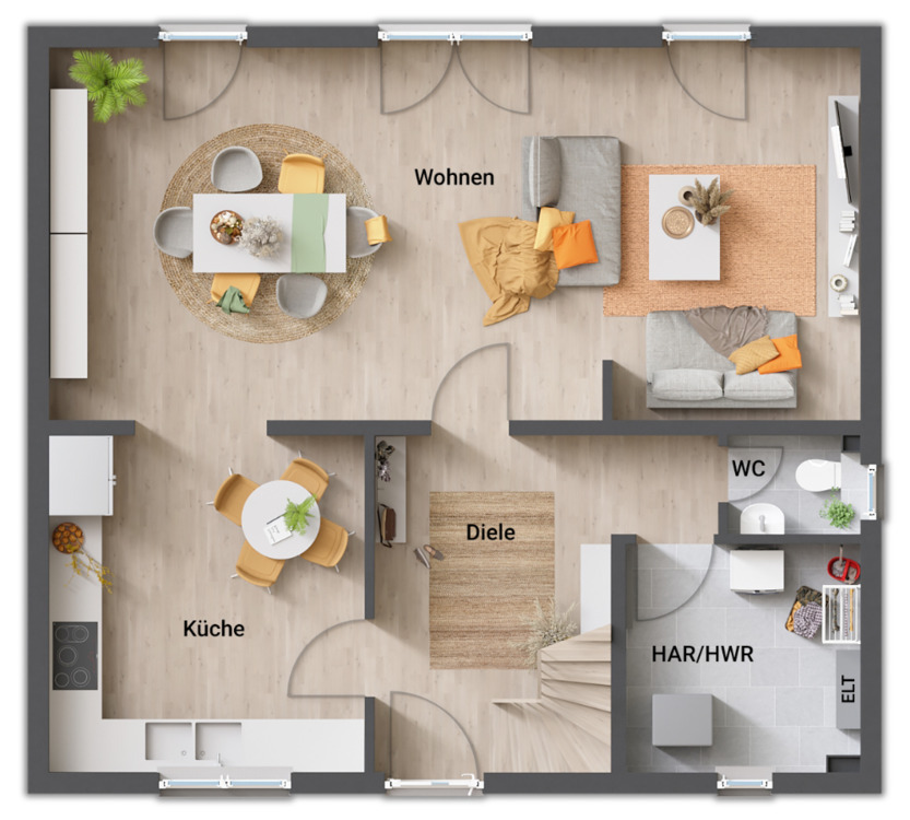 Das variable Haus mit Wohlfühlgarantie in Neu-Eichenberg OT Marzhausen - Einfach genießen...