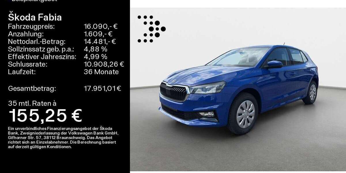 Skoda Fabia 6.500 km 16.090 &euro; Heidenheim an der Brenz 89520