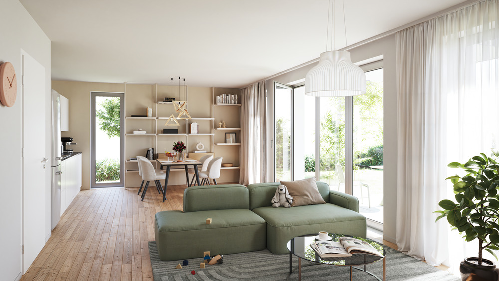 Etagenwohnung Stutensee Blankenloch - 4 Zimmer, 97 m&sup2;, 506.500&euro; | Angebot:24436266