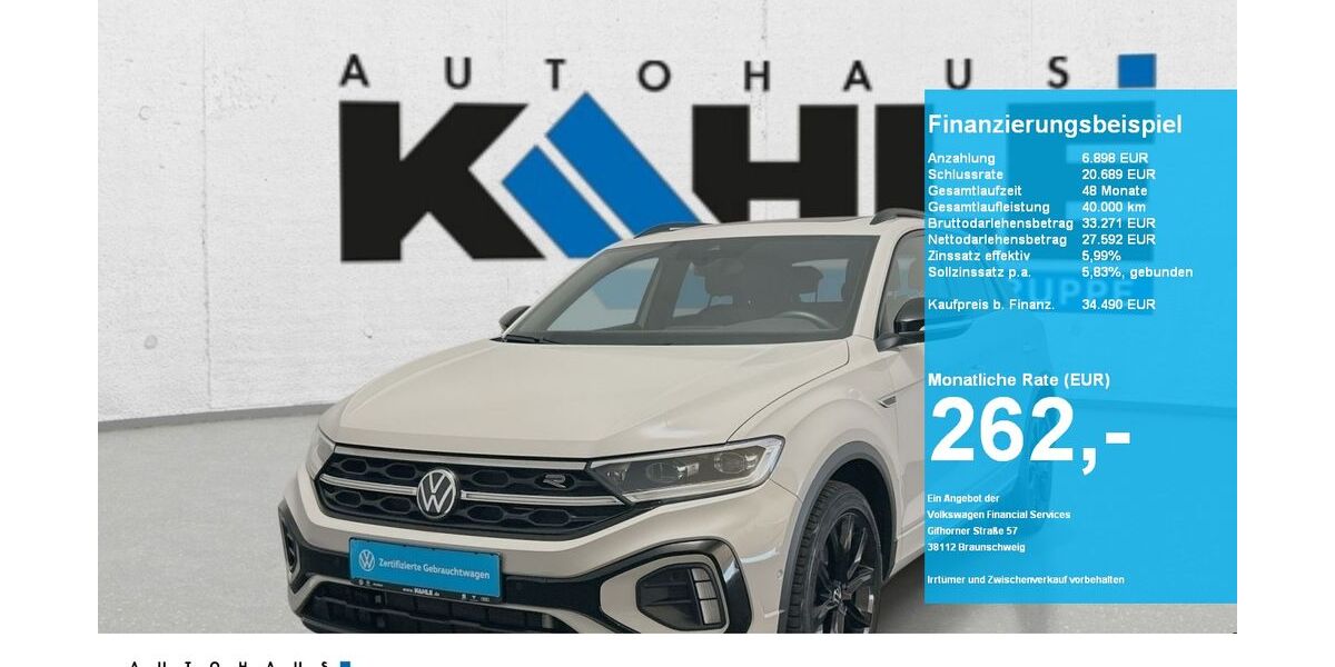 VW T-Roc 17.581 km 34.490 &euro; Walsrode 29664