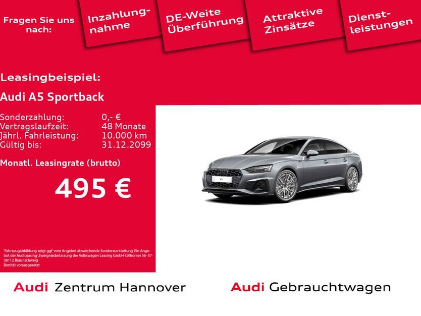 Audi A5 32.097 km 34.990 € Hannover 30179