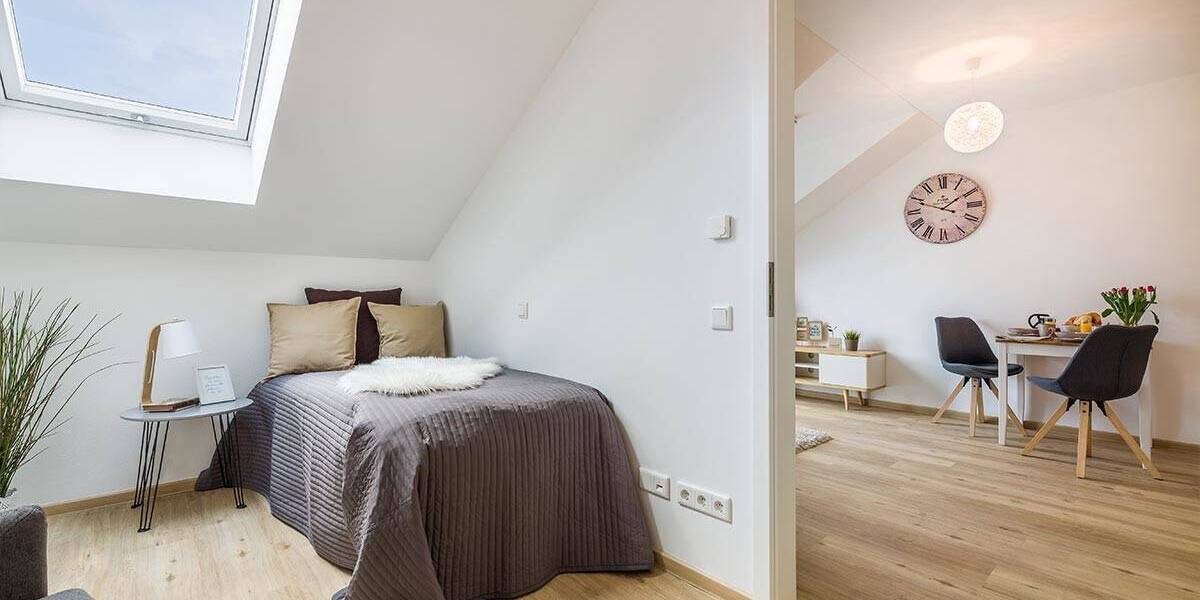Etagenwohnung Wörth a.d. Donau Oberachdorf - 2 Zimmer, 38 m&sup2;, 236.900&euro; | Angebot:25770596
