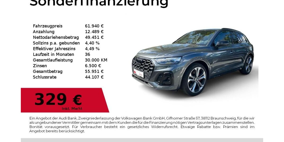 Audi Q5 18.705 km 61.940 &euro; Dessau-Roßlau 06844