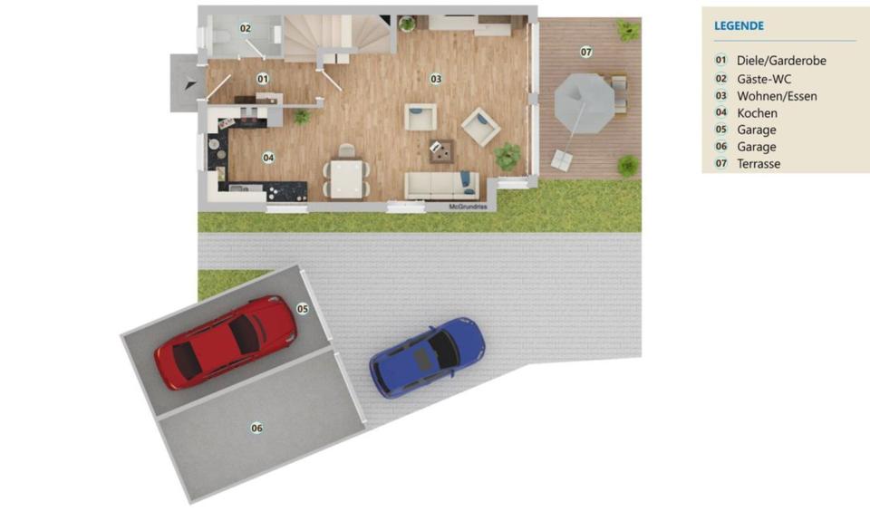 Doppelhaushälfte Bj. 2016 5 zimmer