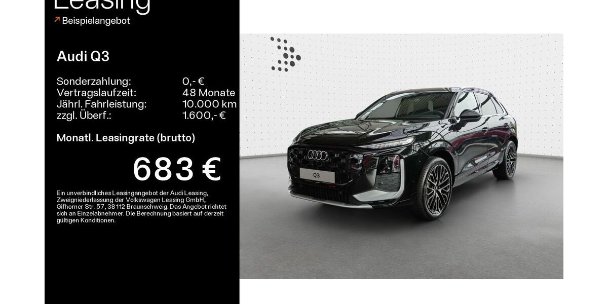 Audi Q3 1.990 km 56.480 &euro; Haßfurt 97437