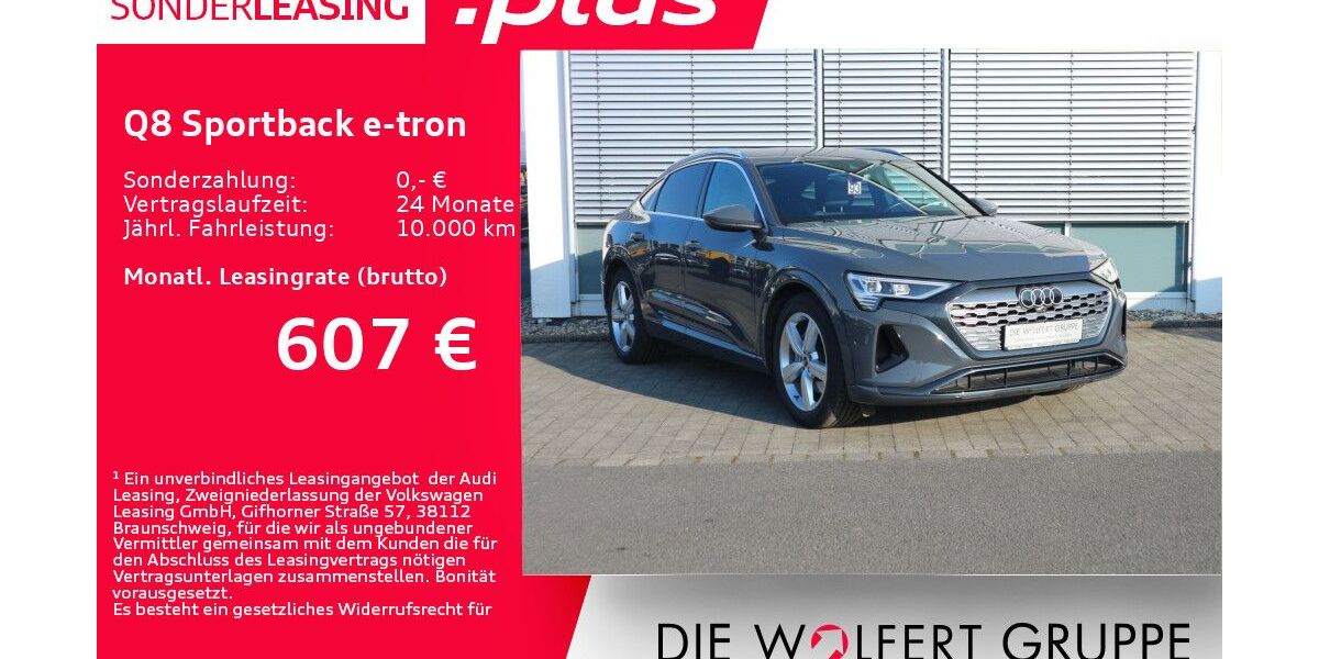 Audi Q8 e-tron 24.418 km 52.480 &euro; Buergstadt 63927