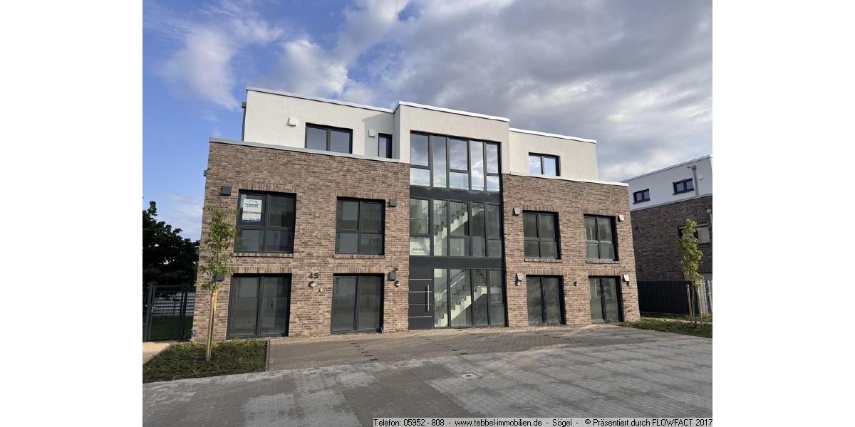 Etagenwohnung Sögel - 4 Zimmer, 80 m&sup2;, 736&euro; | Angebot:25009935