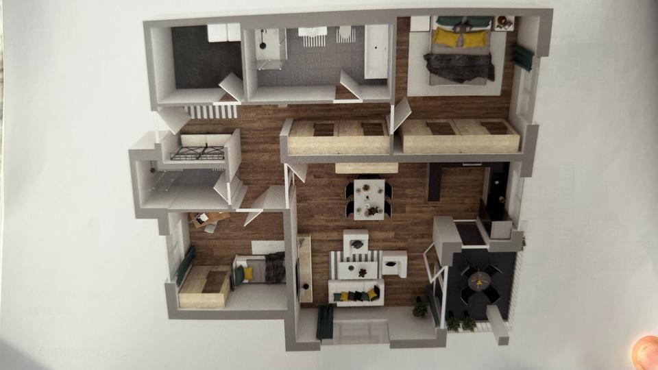 Etagenwohnung Bad Hersfeld - 3 Zimmer, 108 m&sup2;, 1.590&euro; | Angebot:25589181