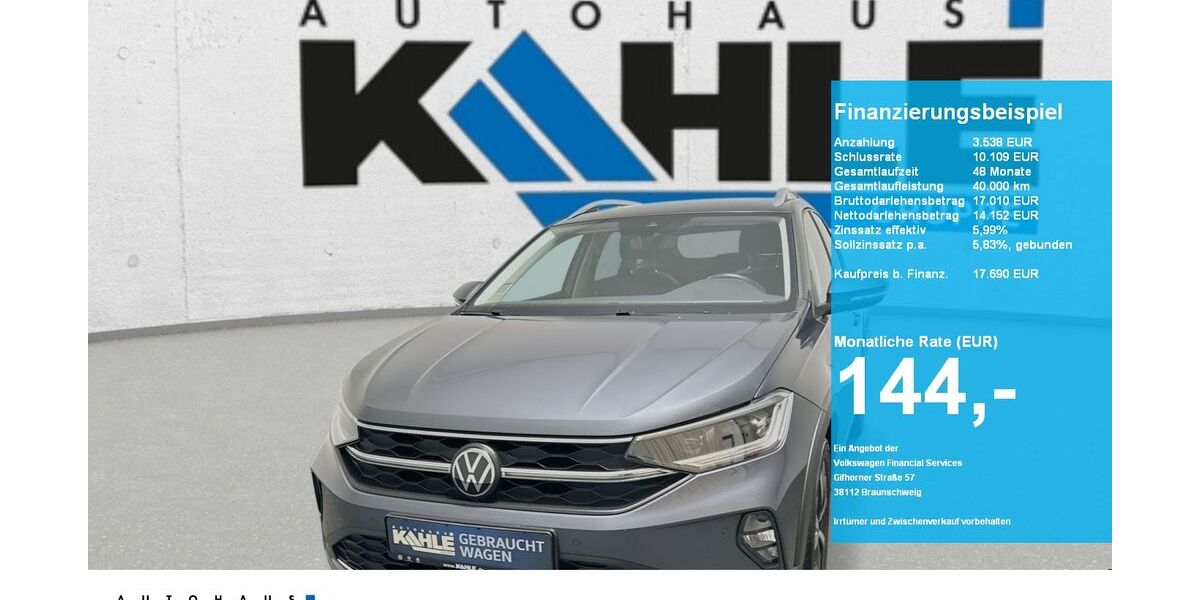 VW Taigo 58.802 km 17.690 &euro; Walsrode 29664