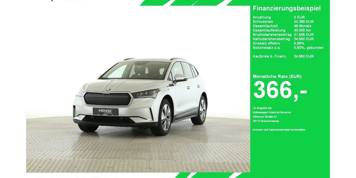 Skoda Enyaq 7.169 km 34.455 &euro; Oelde (Stromberg) 59302