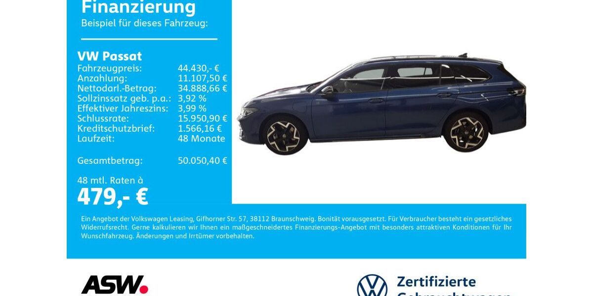 VW Passat 12.100 km 44.430 &euro; Neckarsulm 74172